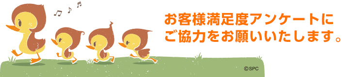 アンケートにご協力をお願いします。