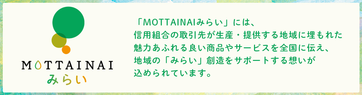 クラウドファンディングMOTTAINAIもっと