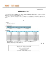 預金金利の変更についてのサムネイル