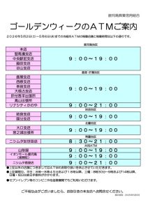 GWのATM稼働について2026のサムネイル